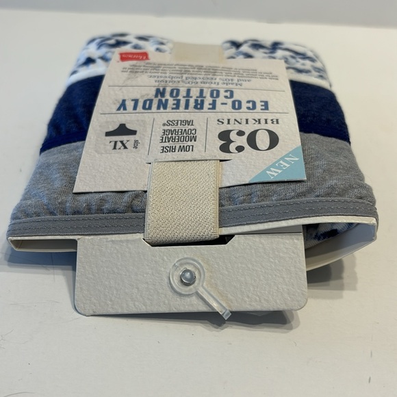 Hanes Women’s 3-Pack Eco Friendly Cotton Bikini Panties - Picture 6 of 7